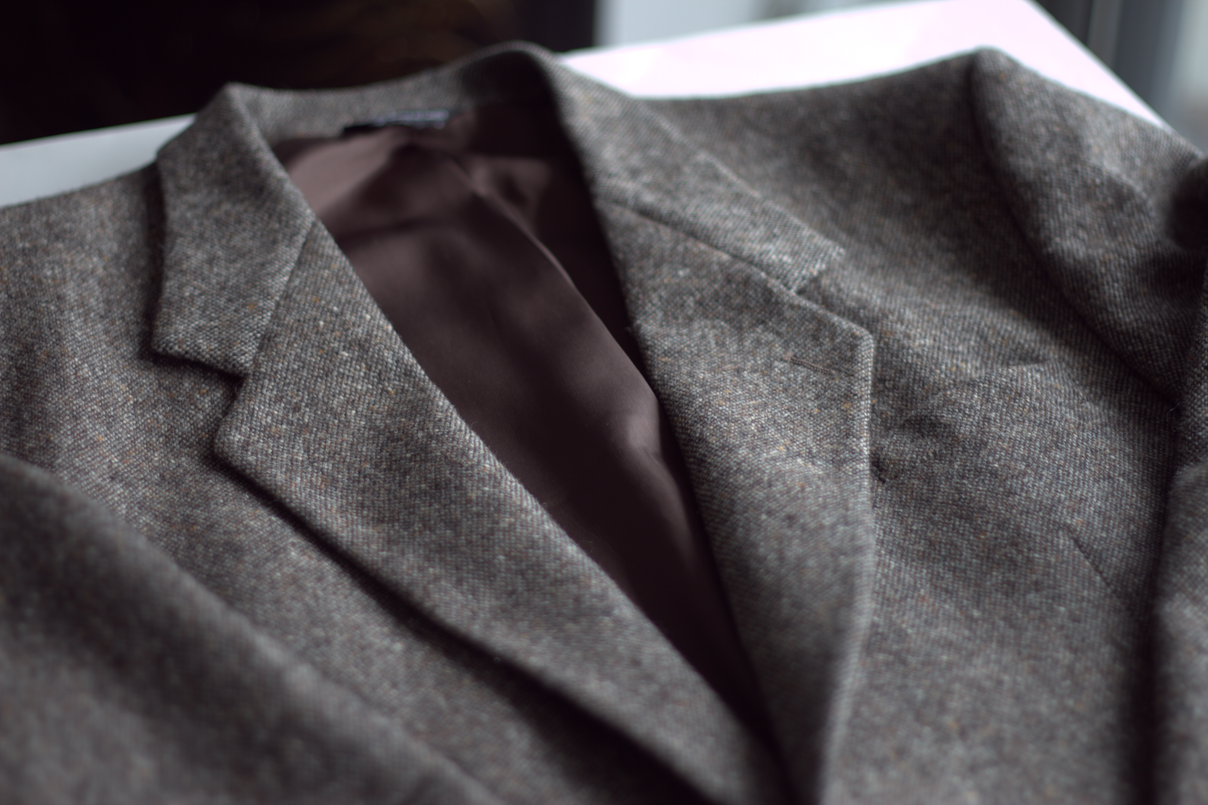 The Real McGee Tweed Wool Blazer