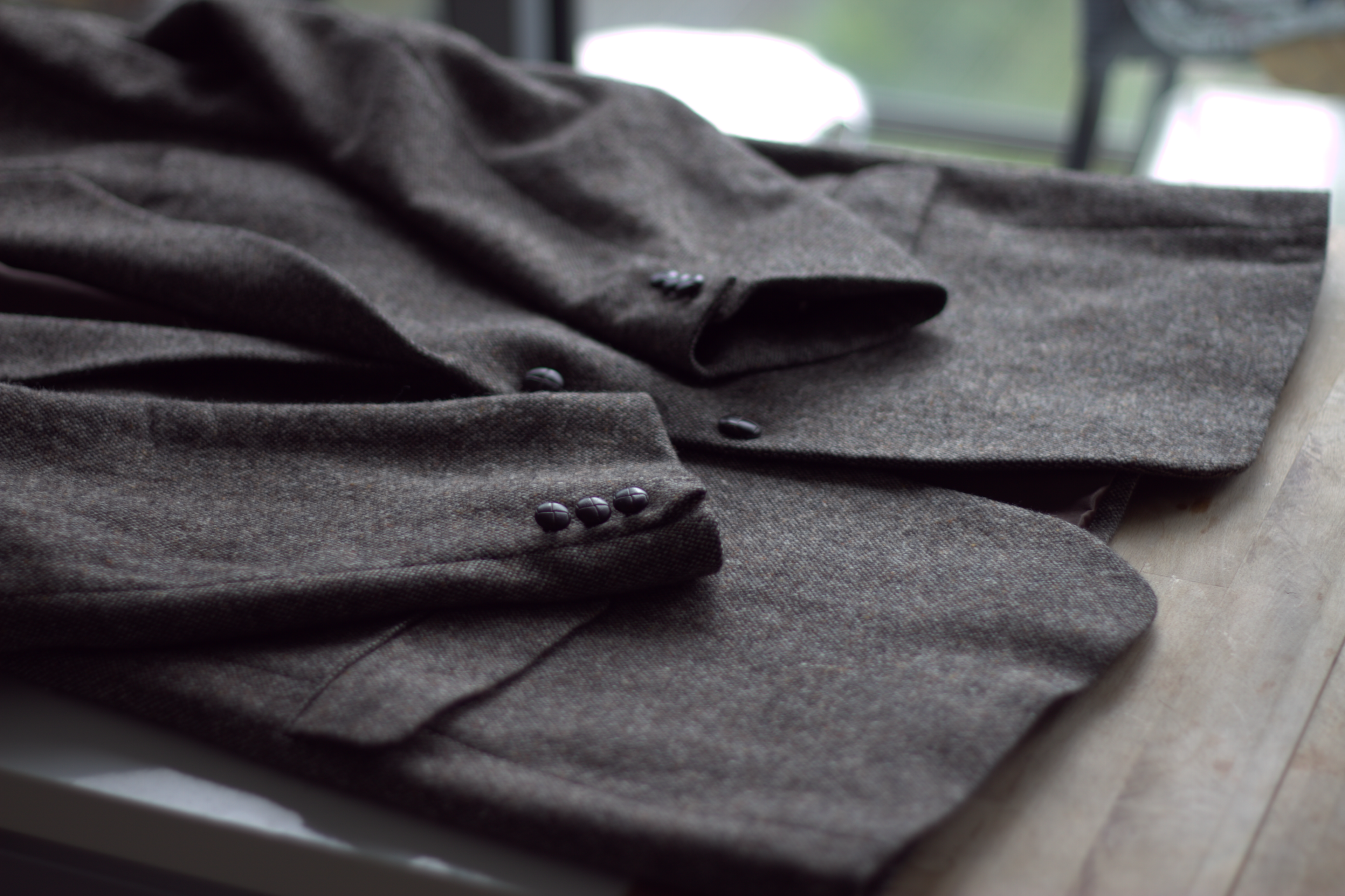 The Real McGee Tweed Wool Blazer