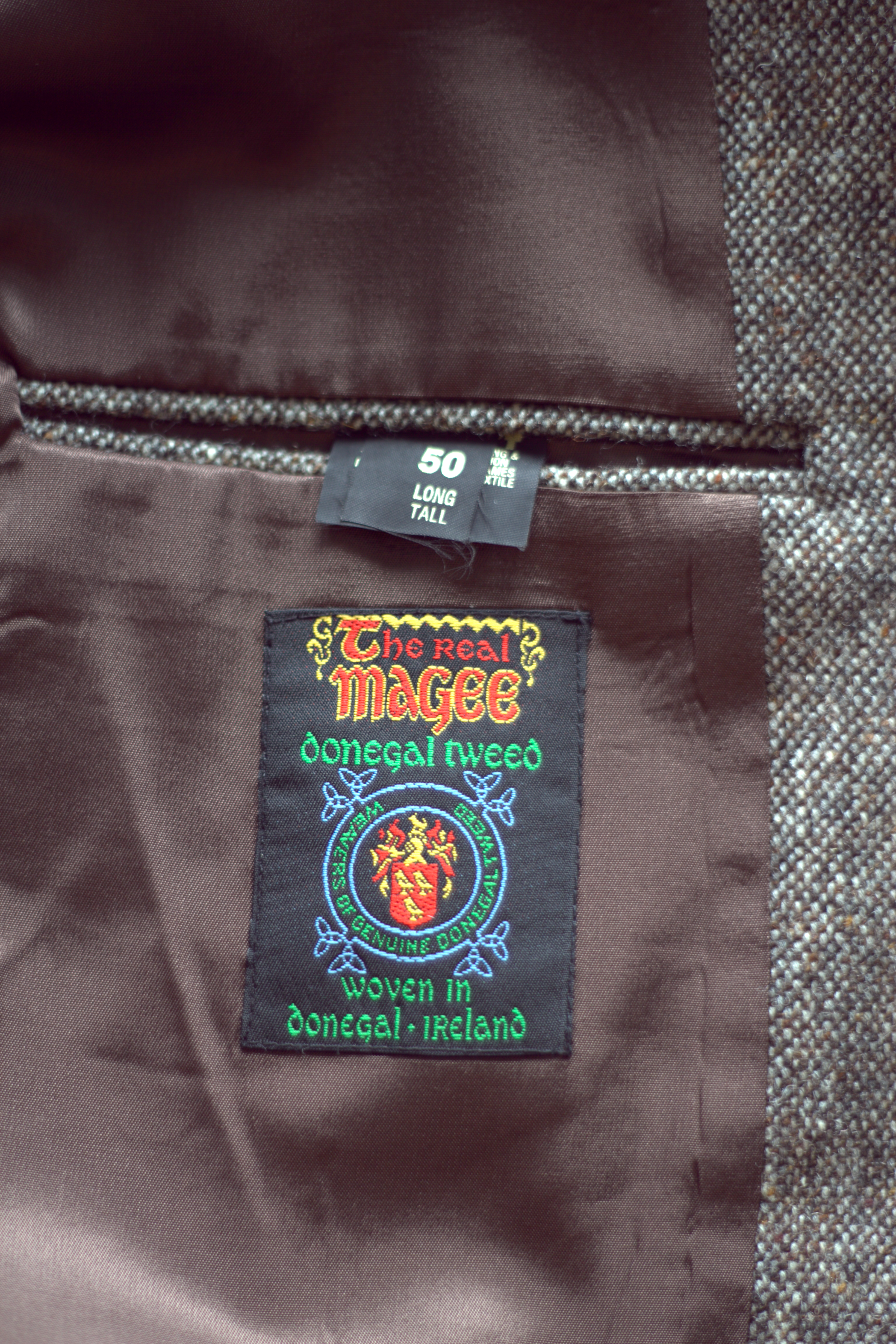 The Real McGee Tweed Wool Blazer
