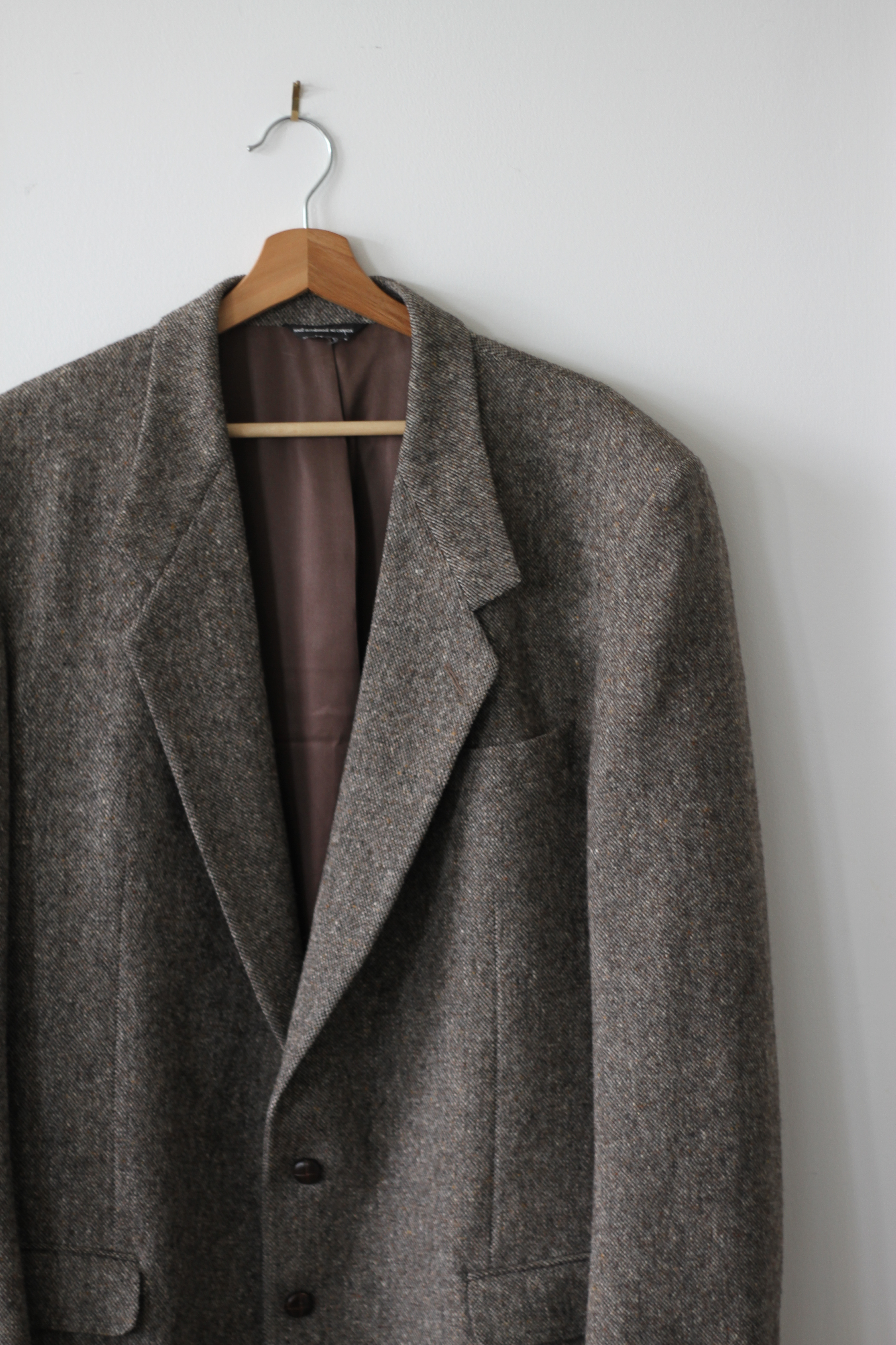 The Real McGee Tweed Wool Blazer