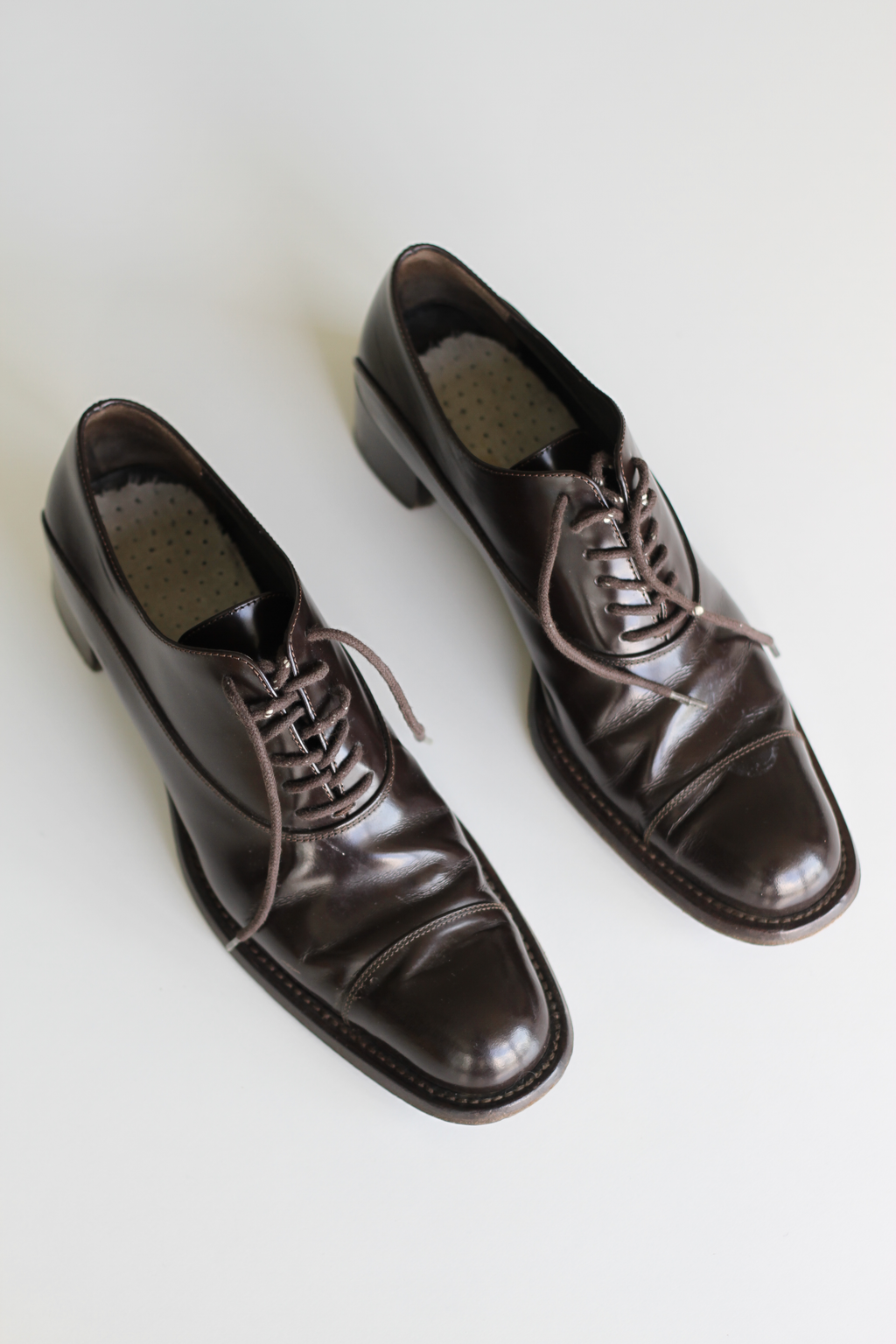 Prada Lace-Up Loafers