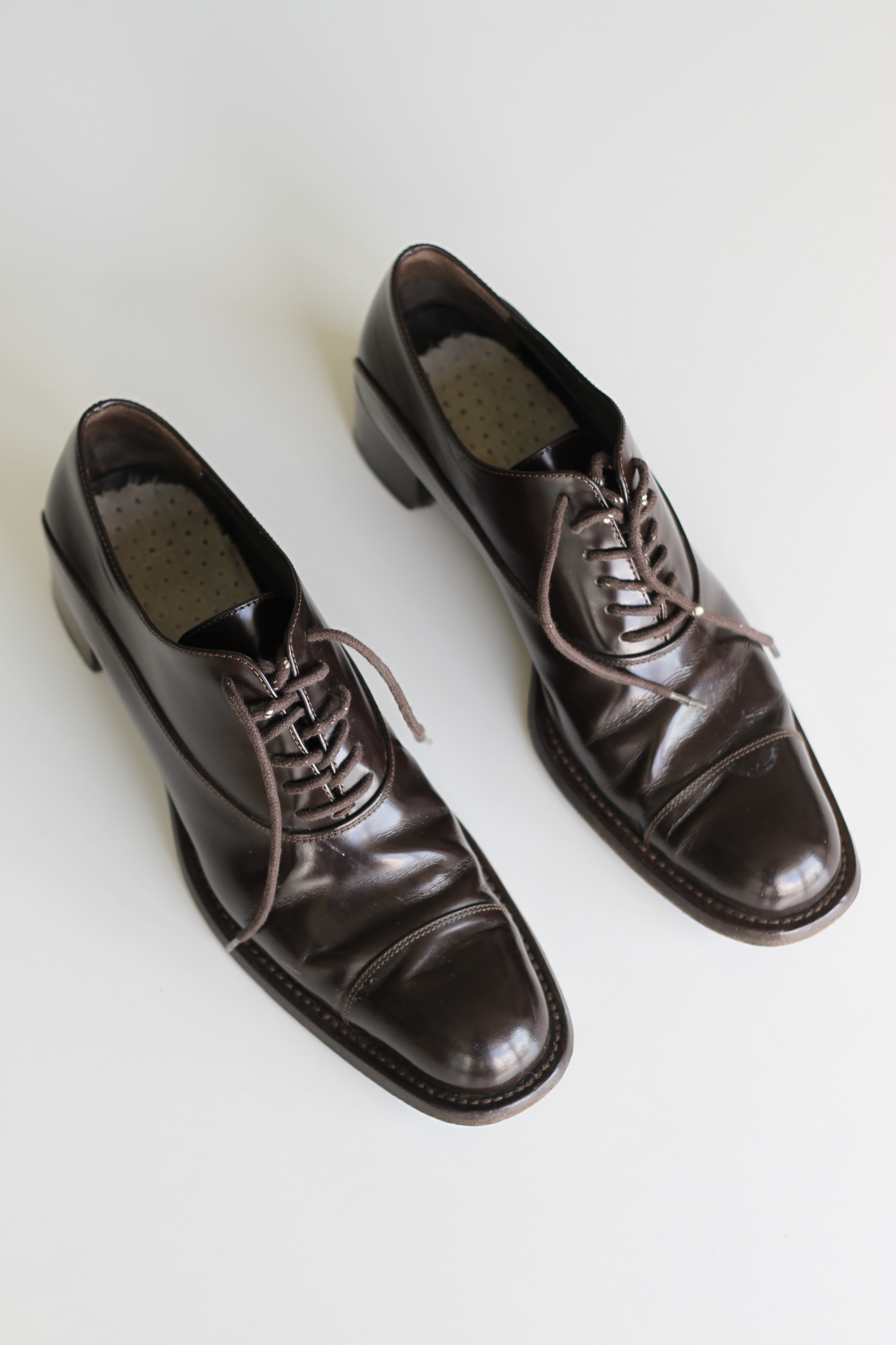 Prada Lace-Up Loafers