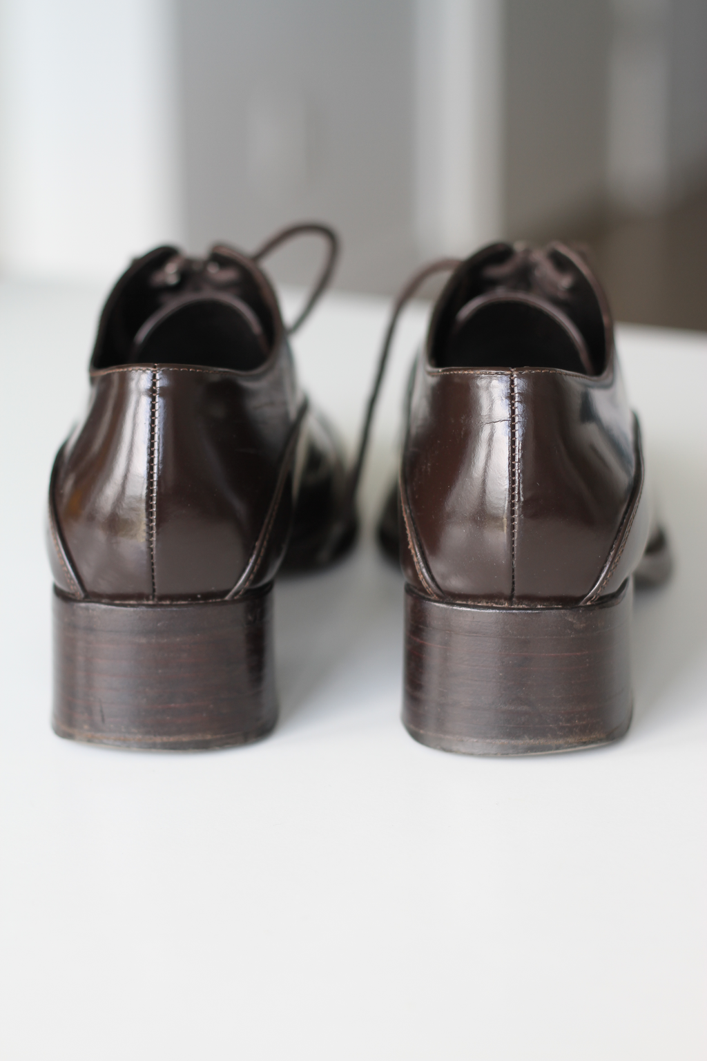 Prada Lace-Up Loafers