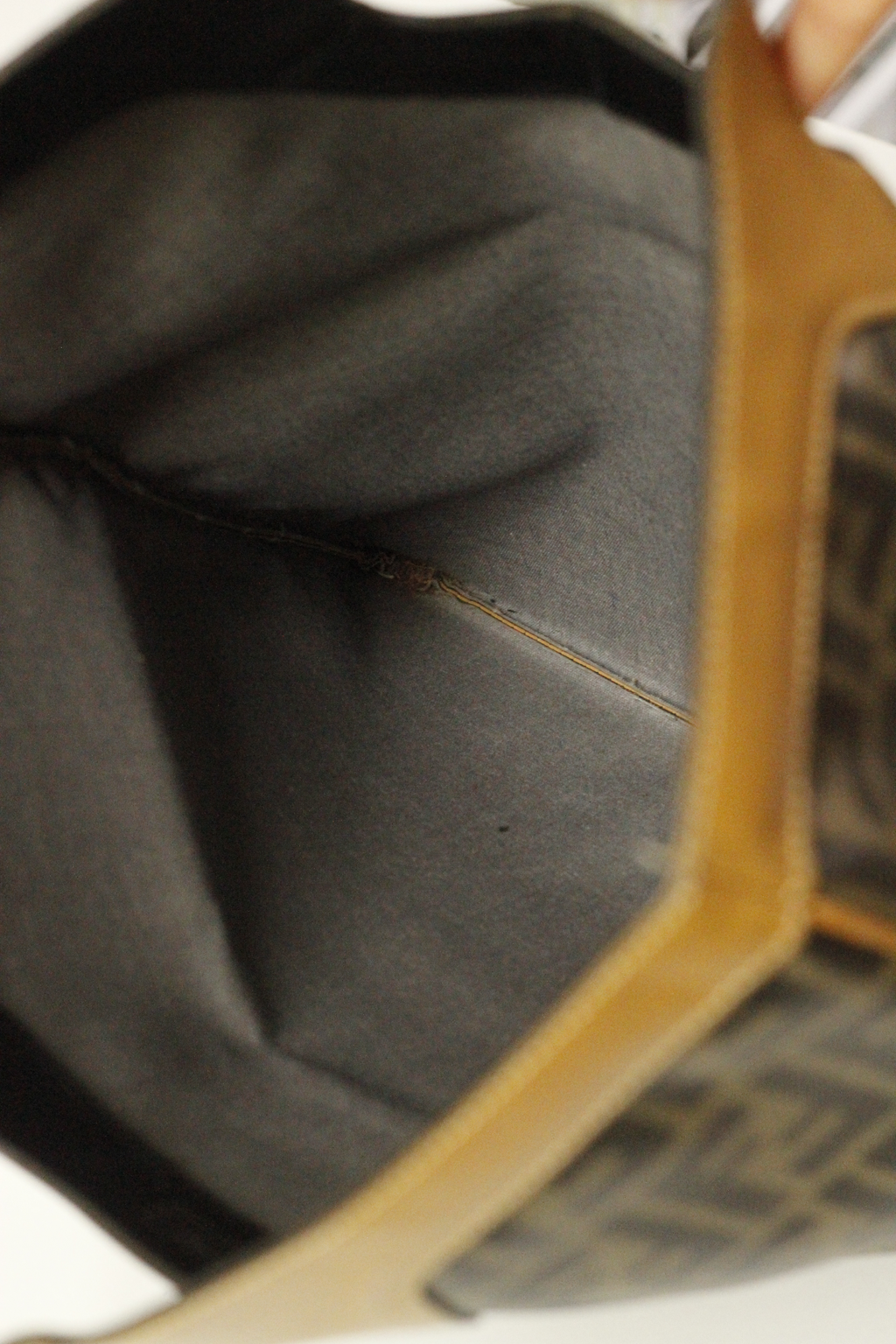 Vintage Fendi Zucca Foldover Clutch